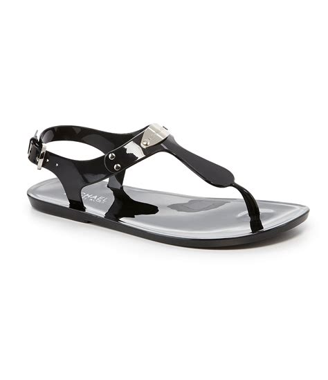 michael kors black womens shoes|michael kors jelly sandals black.